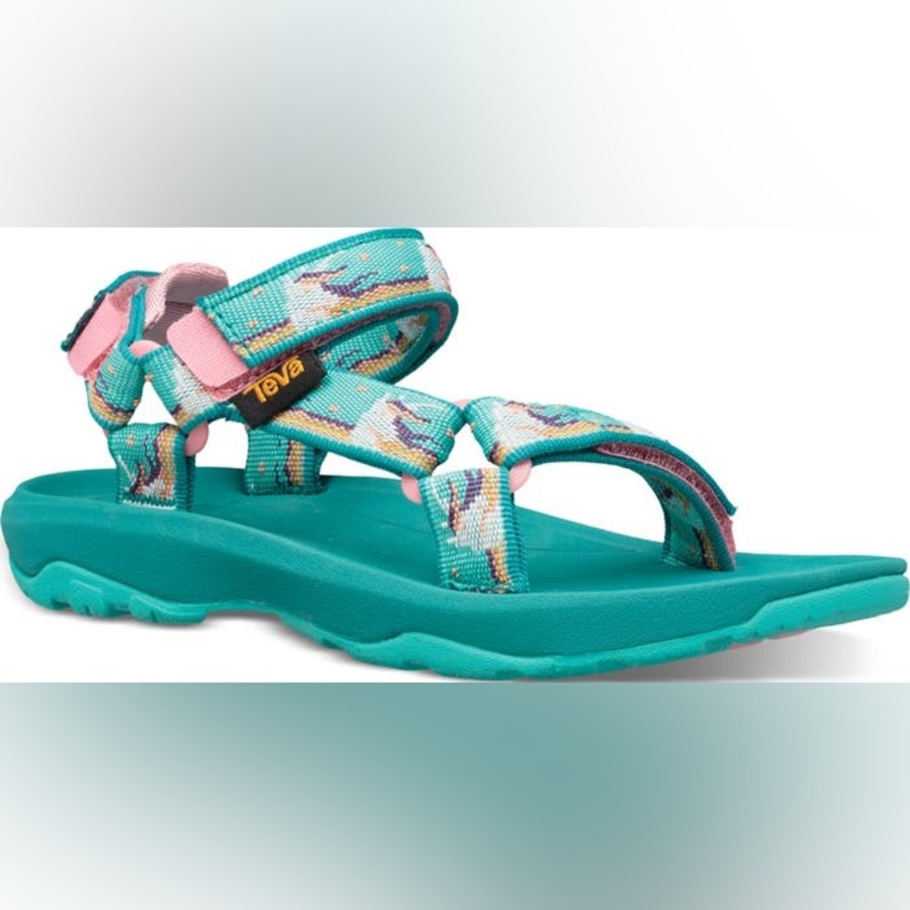 Teva Toddlers’ Hurricane XLT 2 Sport Sandal in Unicorn Waterfall Size 10